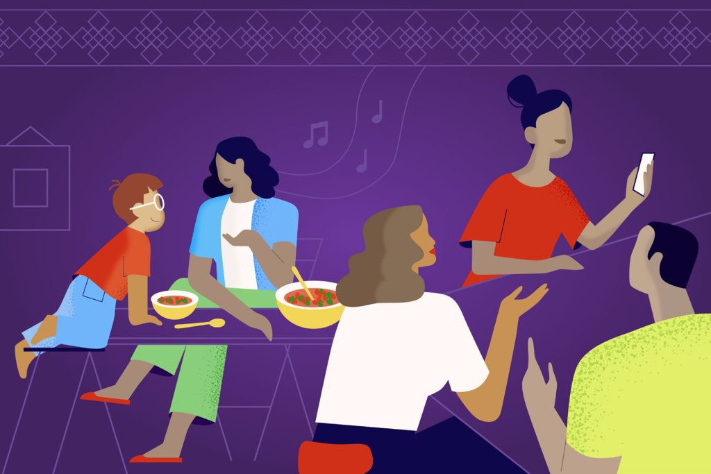 Honoring the Hispanic tradition of sobremesa — the magical time after a meal reserved for storytelling.