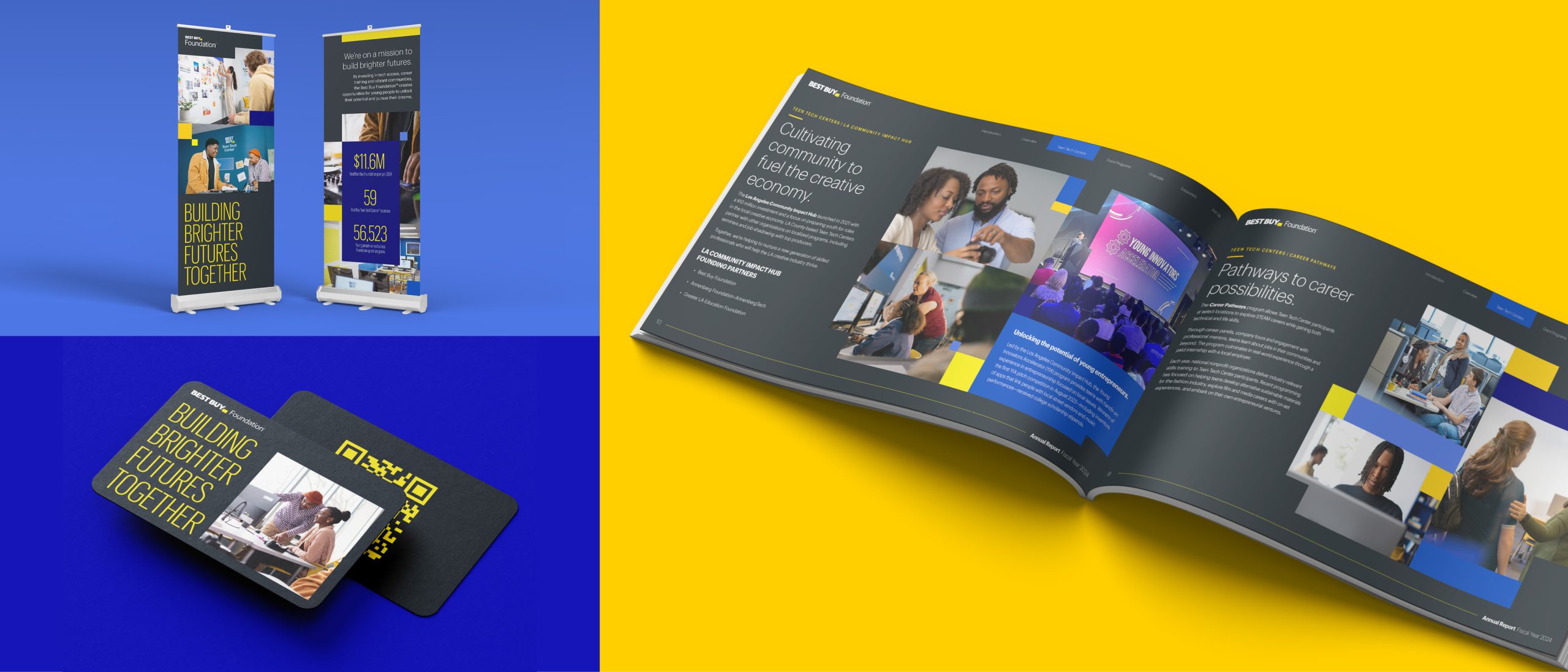 Creating a distinctive inaugural report for a purpose-driven organization