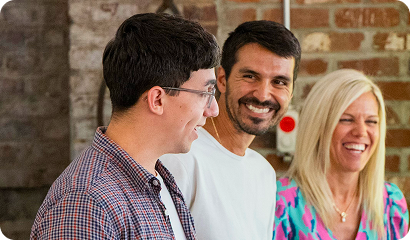 JK employees giving a presentation