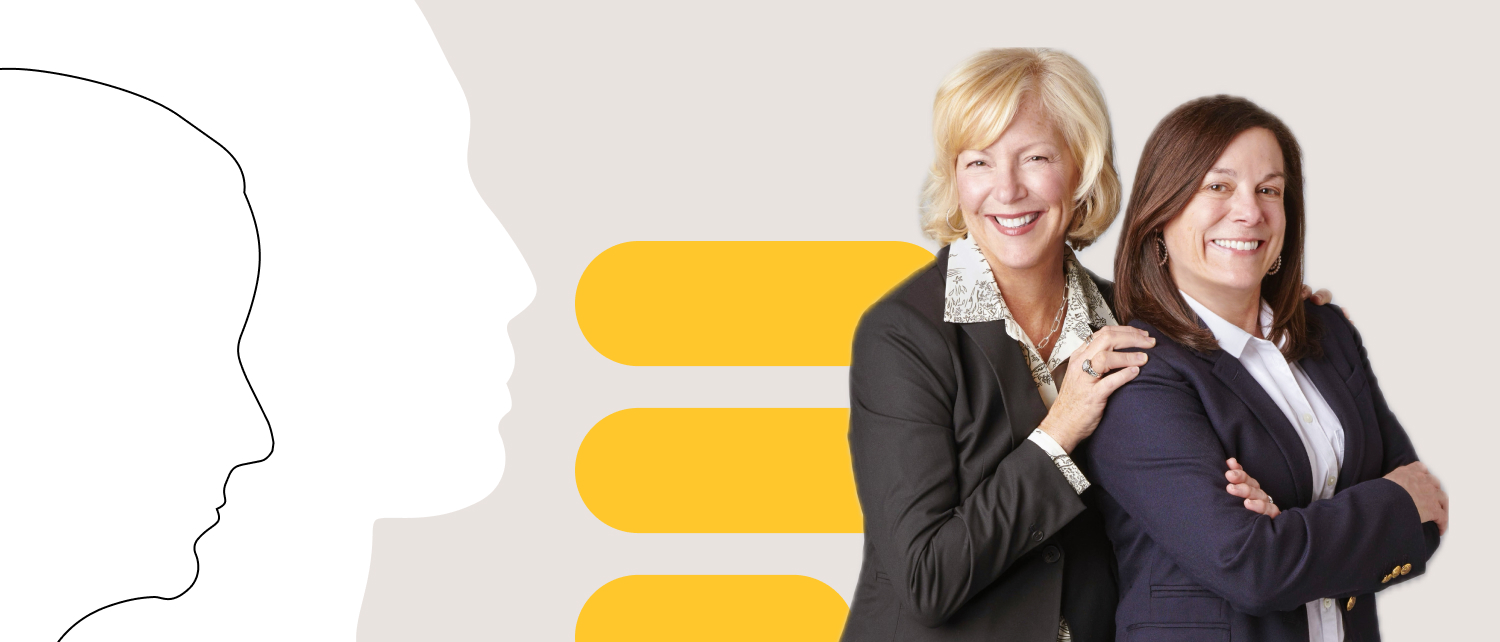 Martha Marchesi and her mentor, Barbara Kaulius